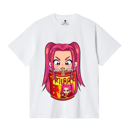 Polo Ramen Mira - Guerreras K-Pop (Demon Hunters - Huntrix)