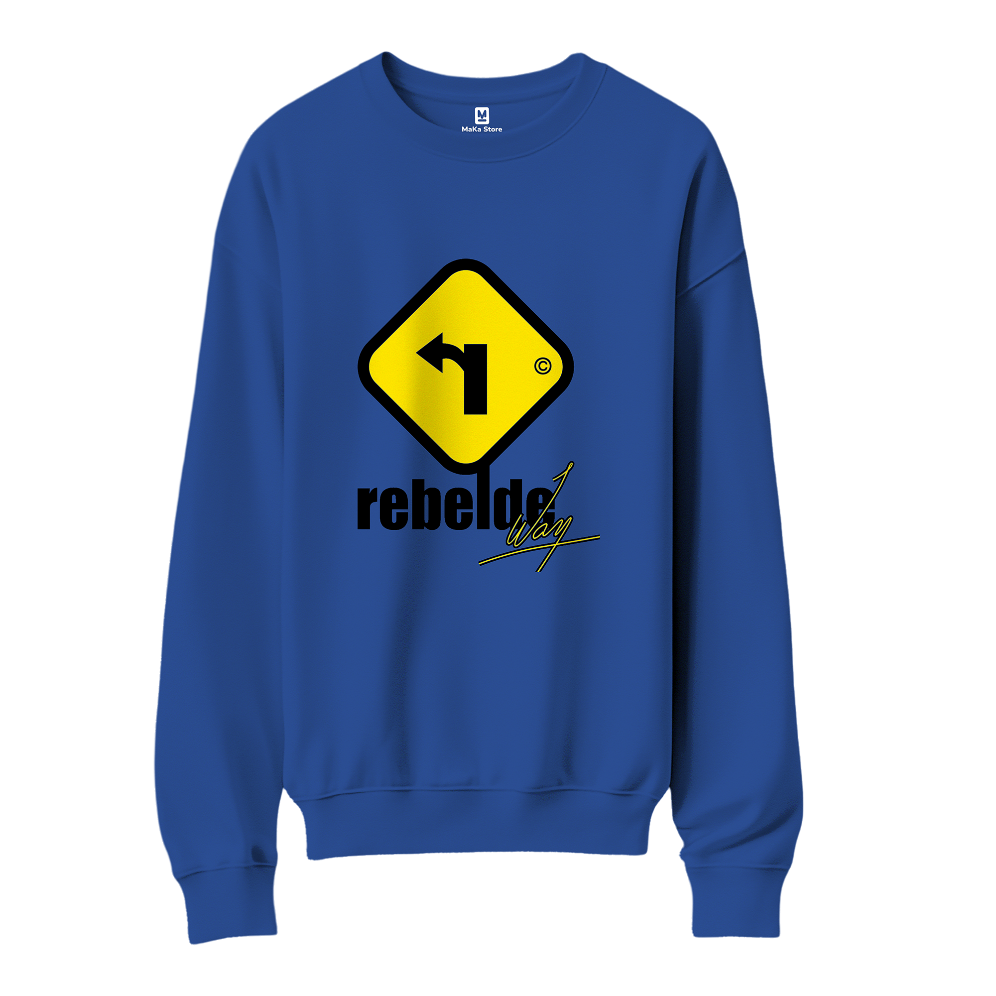 Polera Rebelde Way - Logo Amarillo