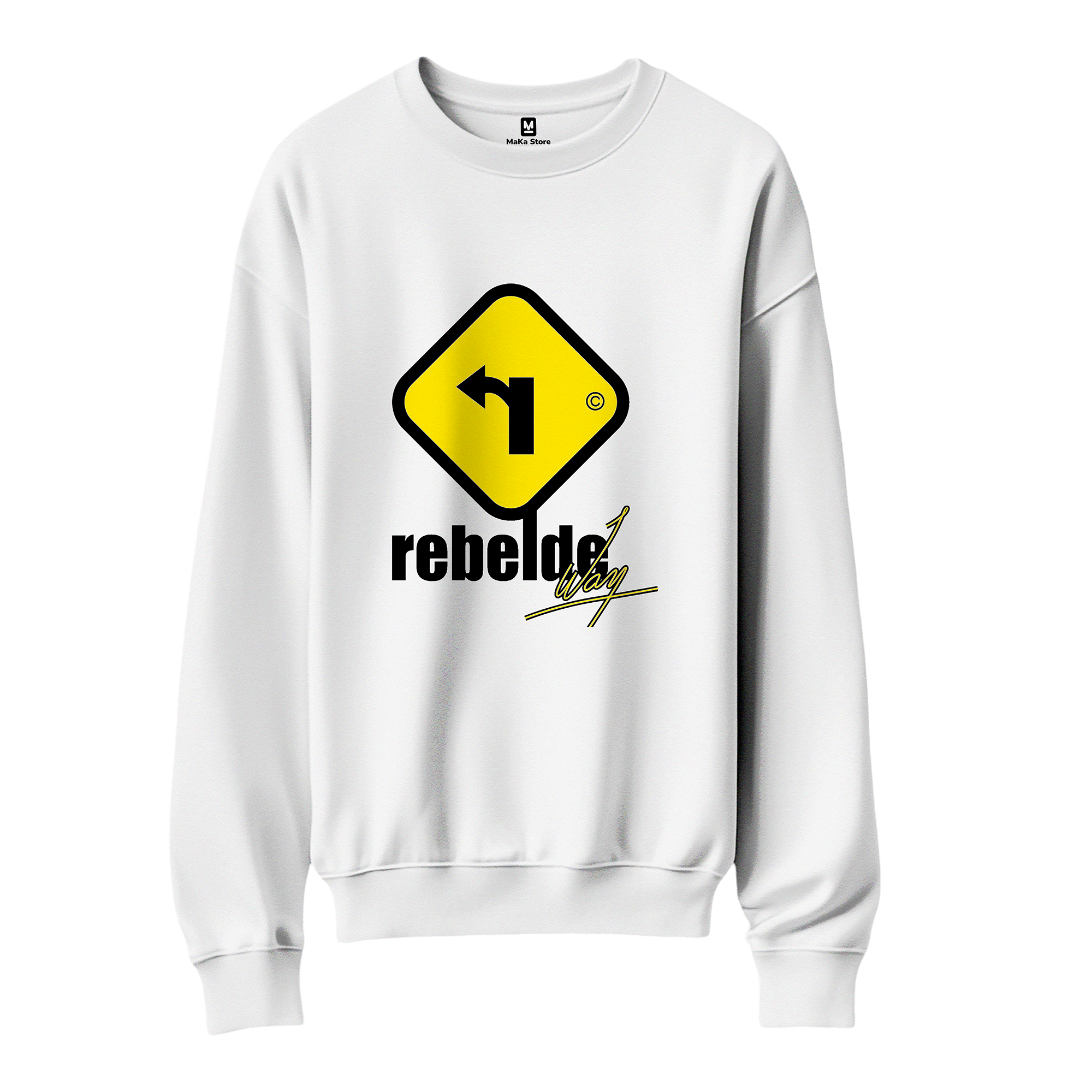 Polera Rebelde Way - Logo Amarillo