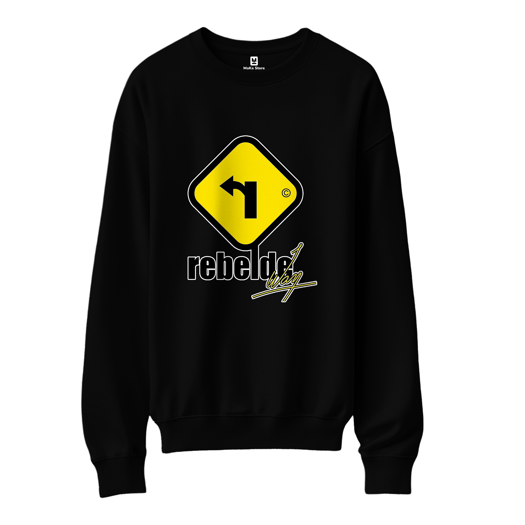 Polera Rebelde Way - Logo Amarillo