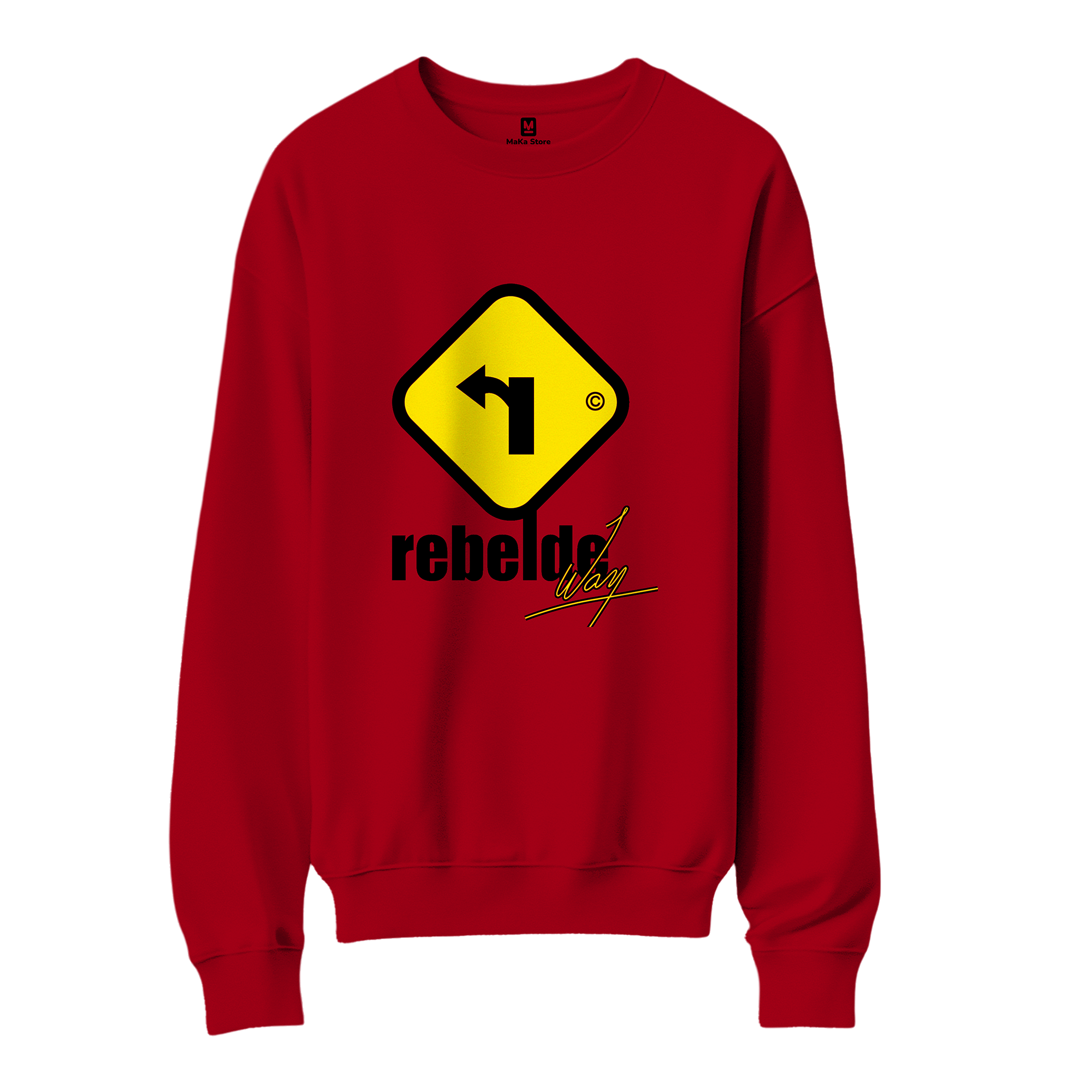 Polera Rebelde Way - Logo Amarillo