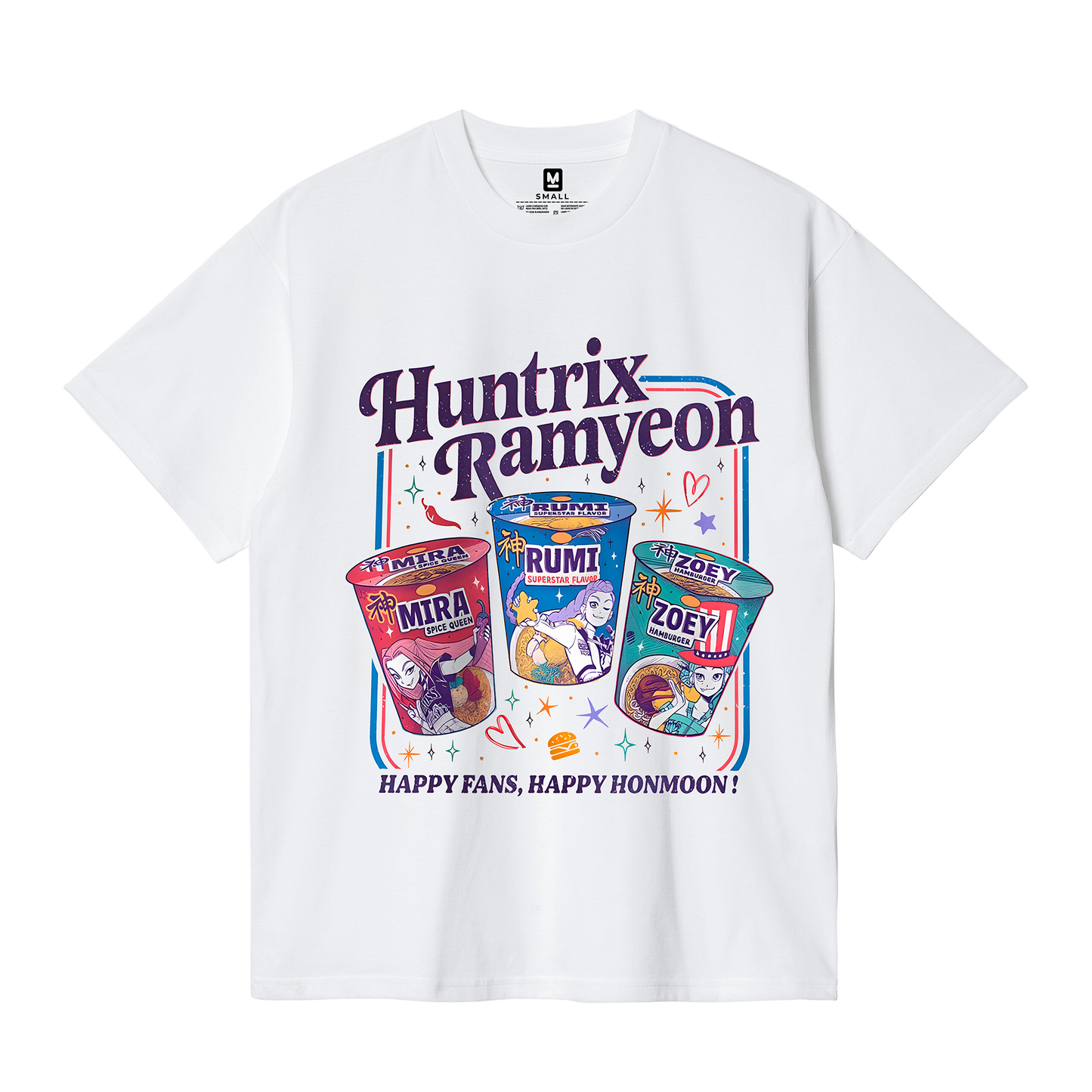Polo Ramyeon Guerreras K-Pop (Demon Hunters - Huntrix)
