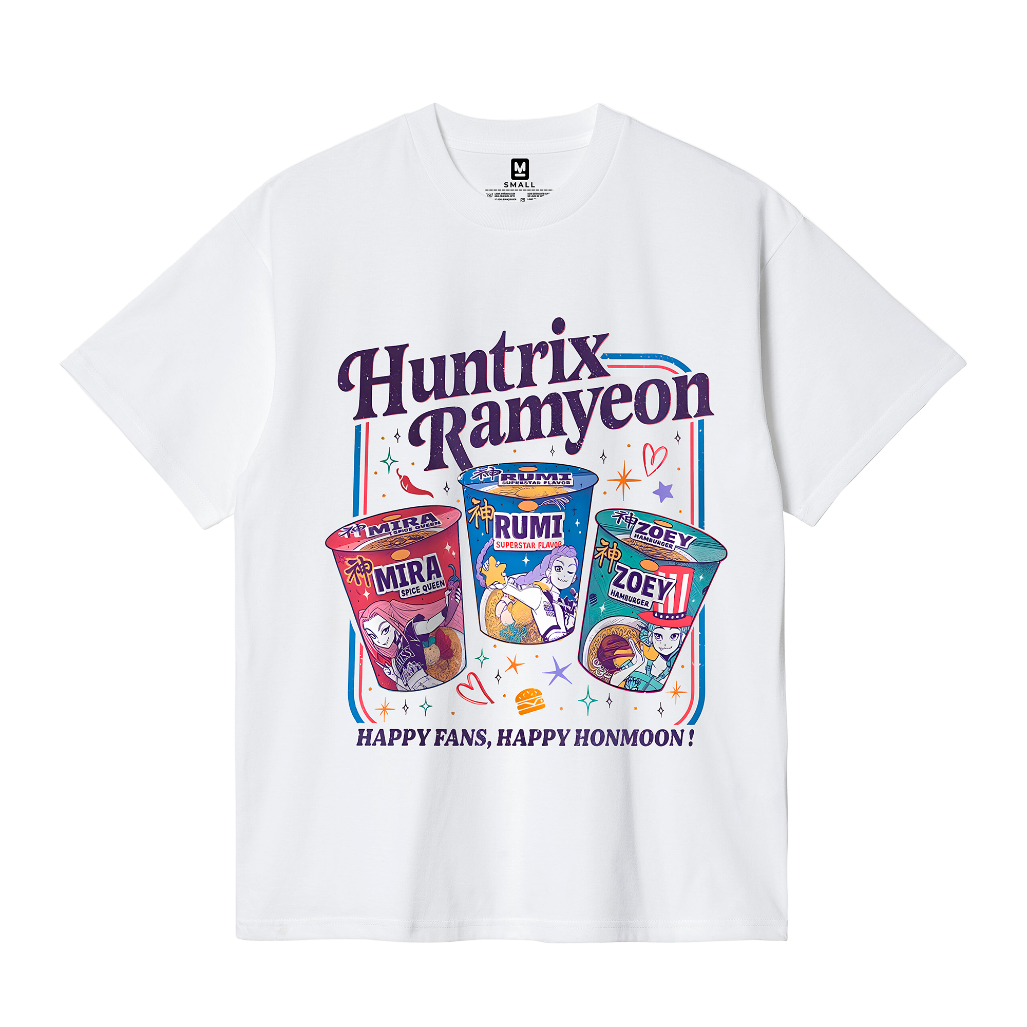 Polo Ramyeon Guerreras K-Pop (Demon Hunters - Huntrix)