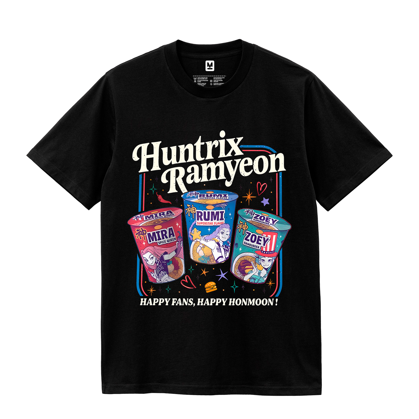 Polo Ramyeon Guerreras K-Pop (Demon Hunters - Huntrix)