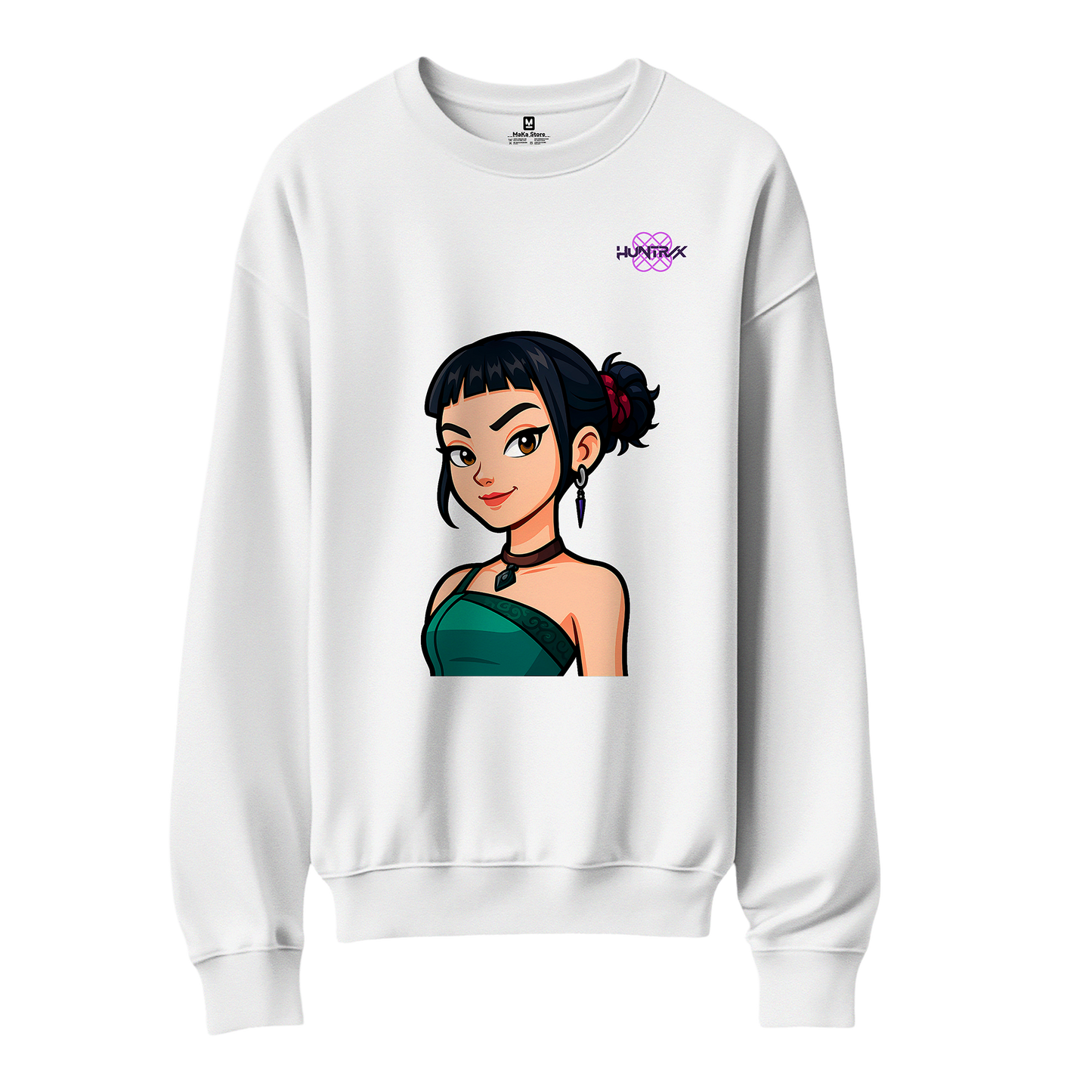 Polera Zoey Cartoon Guerreras K-Pop (Demon Hunters - Huntrix)