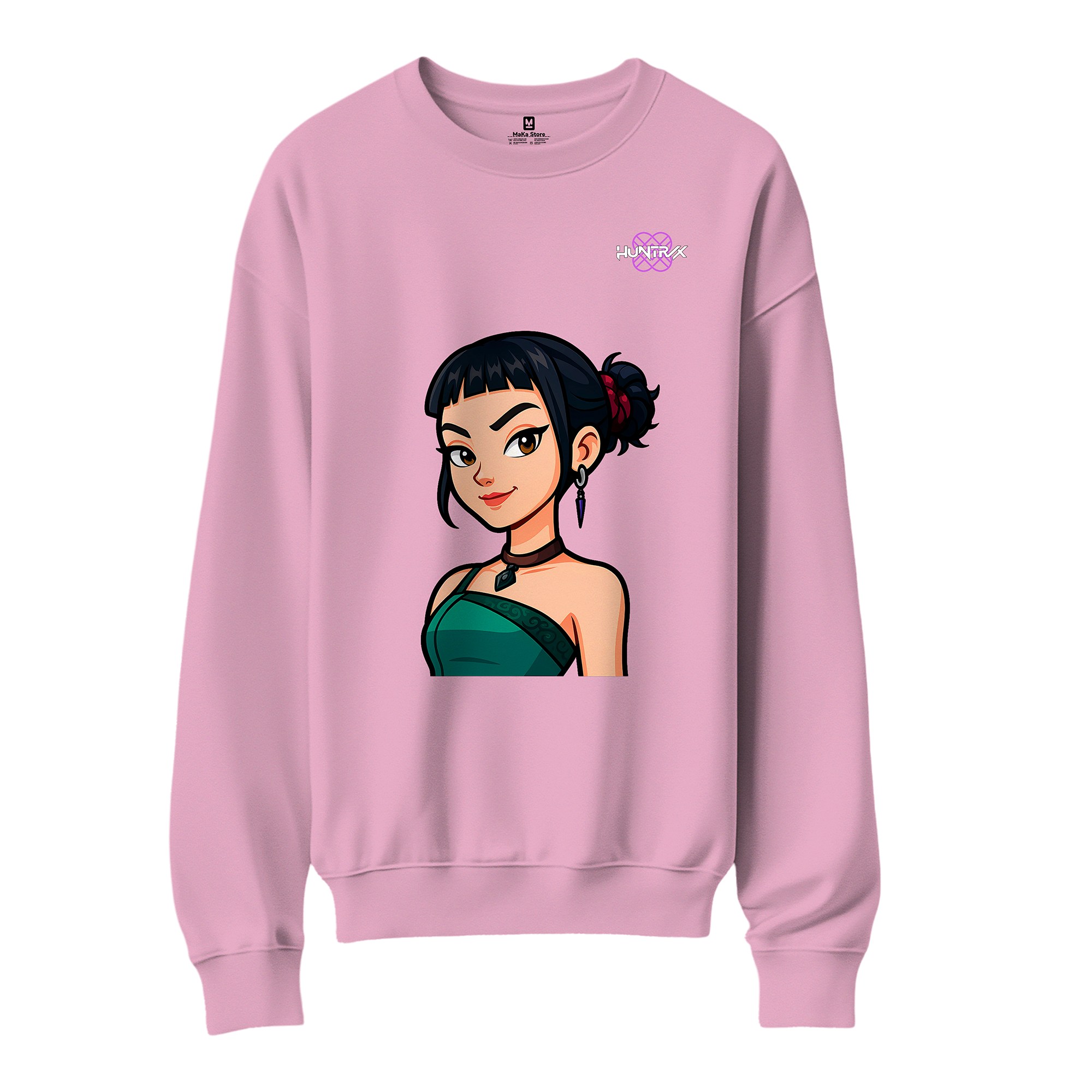 Polera Zoey Cartoon Guerreras K-Pop (Demon Hunters - Huntrix)